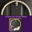 Load image into Gallery viewer, Easter Wood Bead Wreath Craft Kit