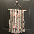 Load image into Gallery viewer, Spring white, pink, green wall hanging