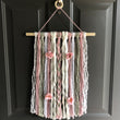 Load image into Gallery viewer, Spring flower macrame wall hanging