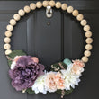 Load image into Gallery viewer, Easter wood bead wreath craft kit