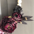 Load image into Gallery viewer, Halloween wood bead flower wreath