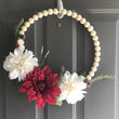 Load image into Gallery viewer, Christmas Wood Bead Wreath