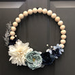 Load image into Gallery viewer, Winter wood Bead Wreath Craft Kit