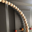 Load image into Gallery viewer, Halloween Wood Bead Wreath Craft Kit