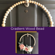 Load image into Gallery viewer, Spring Wood Bead Wreath Craft Kit