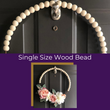 Load image into Gallery viewer, Spring Wood Bead Wreath Craft Kit