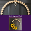 Load image into Gallery viewer, Sunflower Wood Bead Wreath Craft Kit