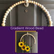 Load image into Gallery viewer, Sunflower Wood Bead Wreath Craft Kit