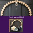 Load image into Gallery viewer, Winter Blues Wood Bead Wreath Craft Kit