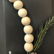 Load image into Gallery viewer, Valentine Wood Bead Wreath Craft Kit