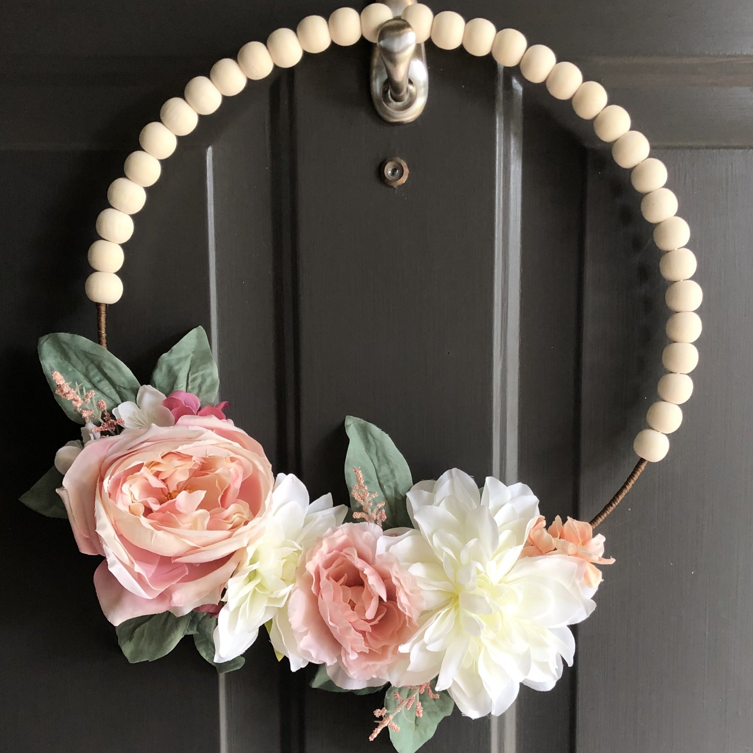 Floral Wreath to DIY – Just Hoops, Beads & Dried Flowers - Woodpeckers  Crafts