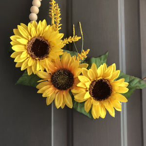 Sunflower Wreath close up