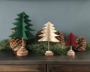 Felt Christmas Trees Craft Project